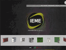 Tablet Screenshot of iemelectrica.com